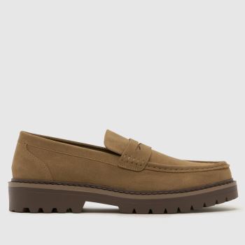 schuh Taupe Rex Chunky Loafer Mens Shoes