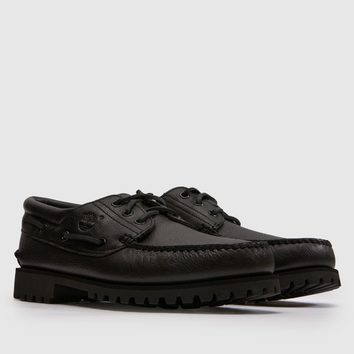 Timberland Authentic Boat in Black Timberland Authentic Boat 1