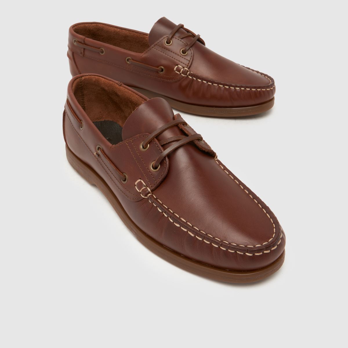 schuh Patient Leather Boat in Brown schuh Patient Leather Boat 4