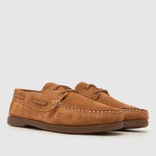 schuh Patient Suede Boat in Tan schuh Patient Suede Boat,2 of 4