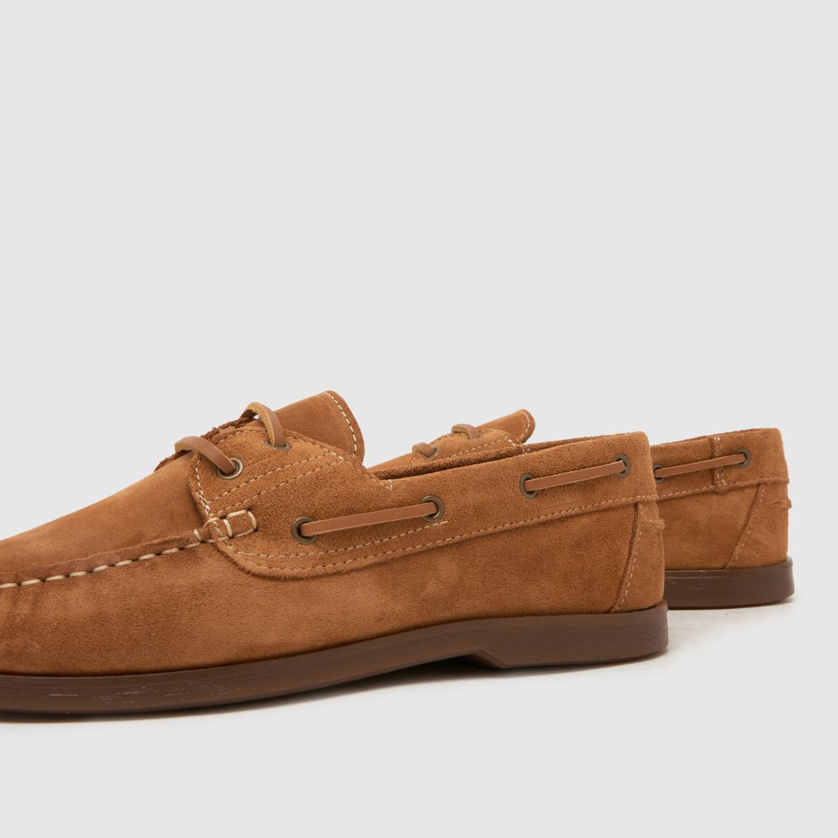 schuh Patient Suede Boat in Tan schuh Patient Suede Boat 7