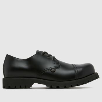 UNDERGROUND Black Original Tracker Steel Cap Mens Shoes