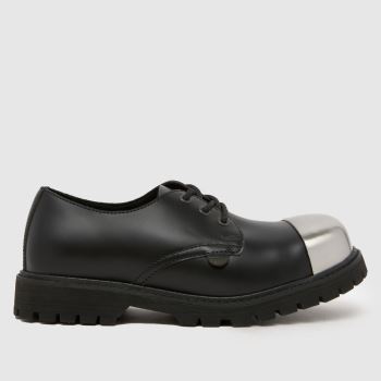 UNDERGROUND Black Original Tracker Steel Cap Mens Shoes