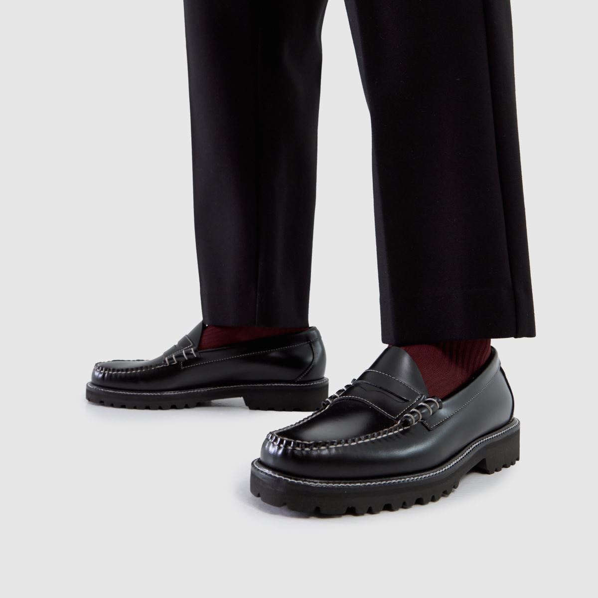 G.H. BASS Weejuns 90 Larson Penny Loafer in Black G.H. BASS Weejuns 90 Larson Penny Loafer 8