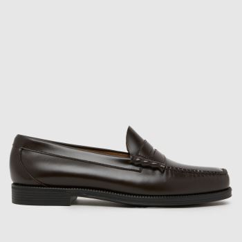 G.H. BASS Dark Brown Weejuns Larson Penny Loafer Mens Shoes