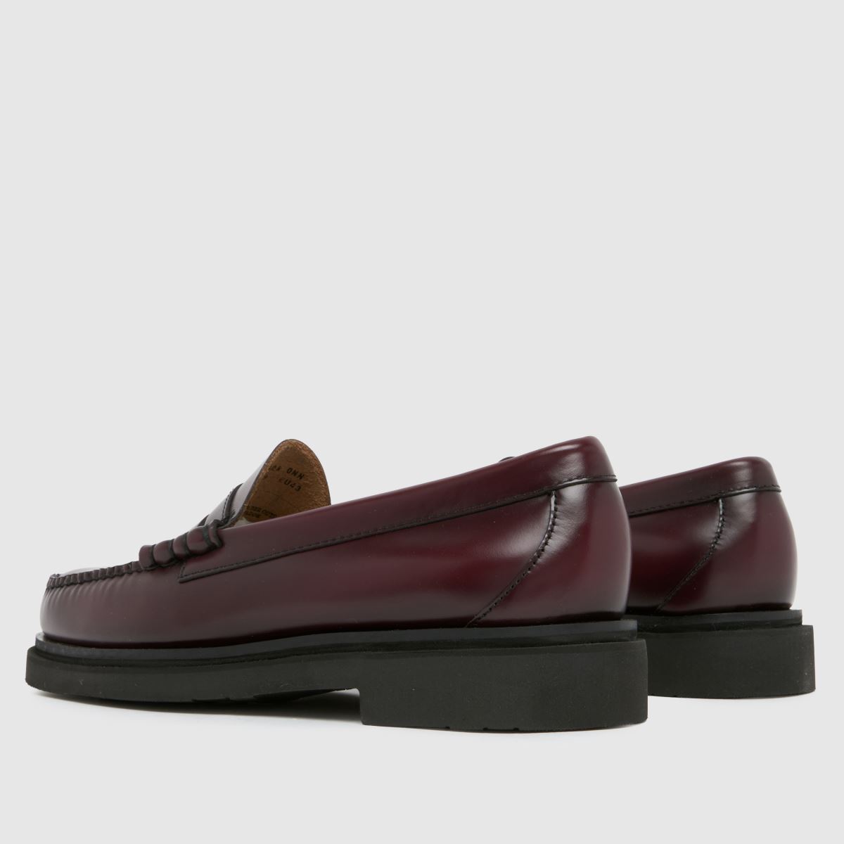 Mens Burgundy G.H. BASS Weejun Larson Penny Loafer Shoes | schuh