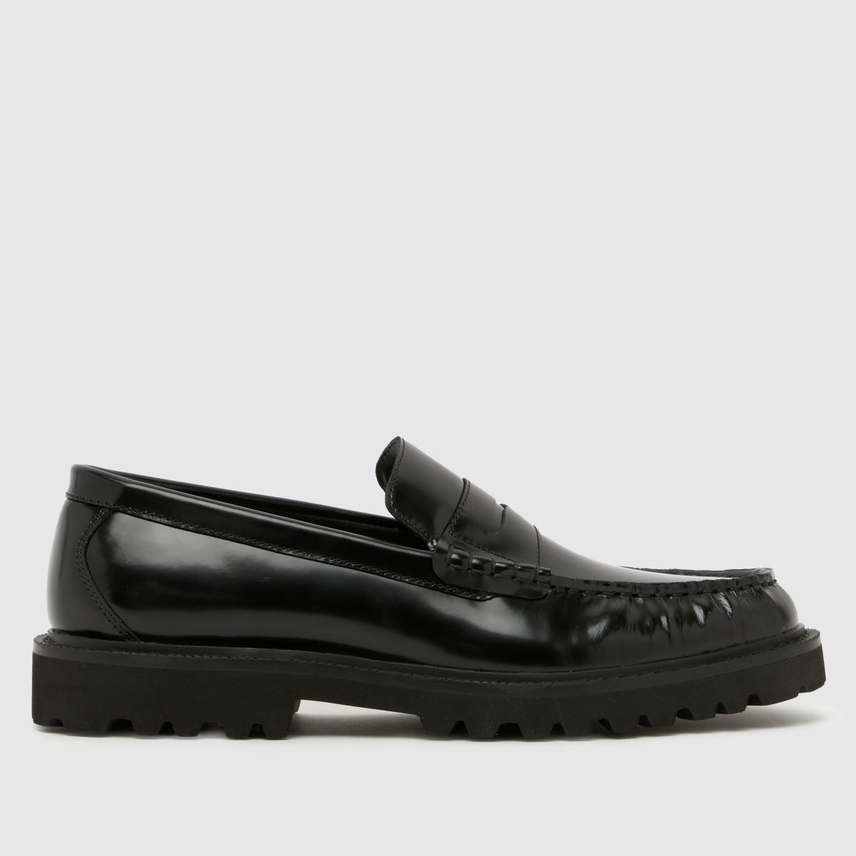 schuh Rudy Leather Loafer in Black schuh Rudy Leather Loafer