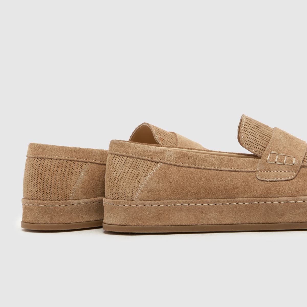 Herren schuh Naturfarben Racer Suede Loafer Schuhe schuh Racer Suede Loafer 4