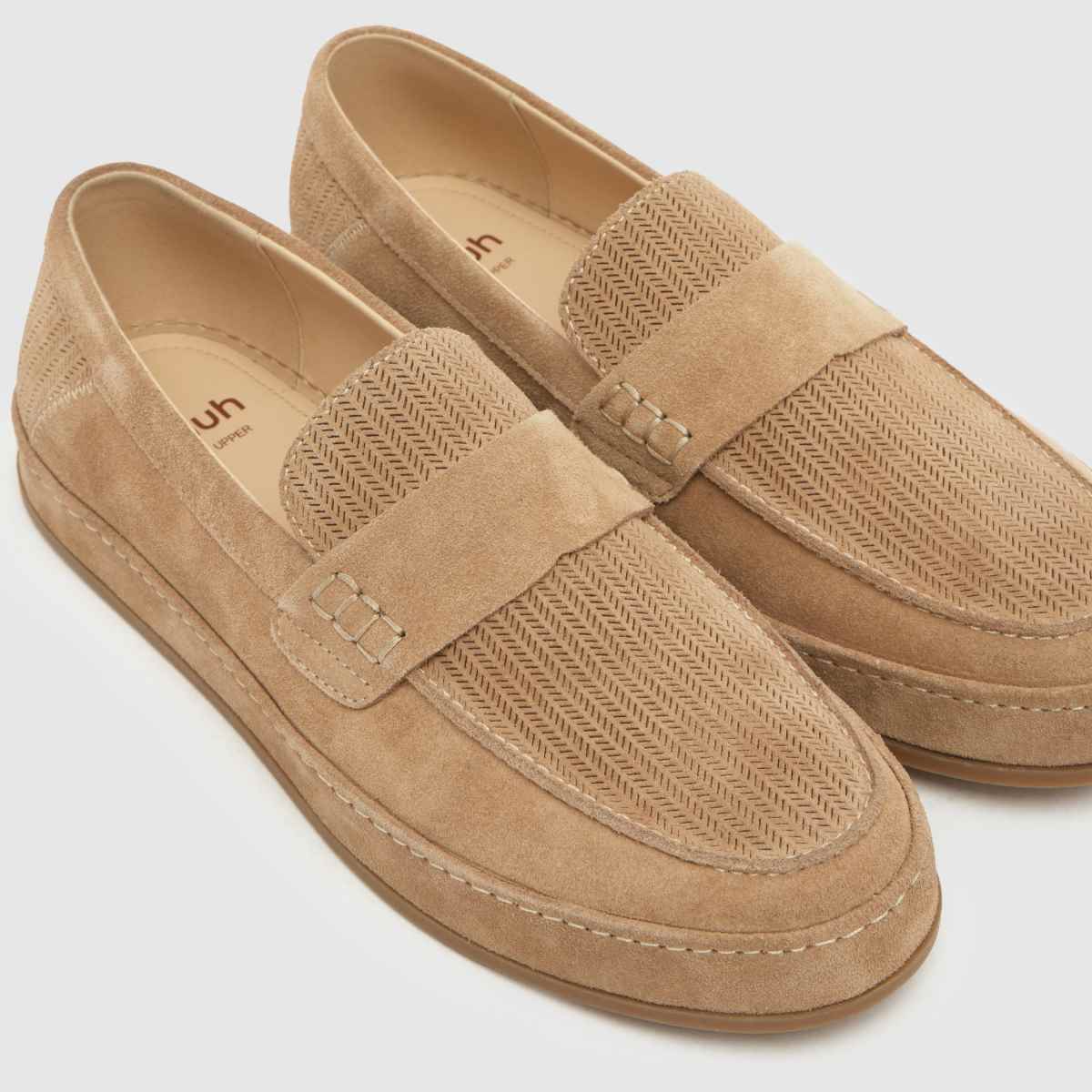 Herren schuh Naturfarben Racer Suede Loafer Schuhe schuh Racer Suede Loafer 7