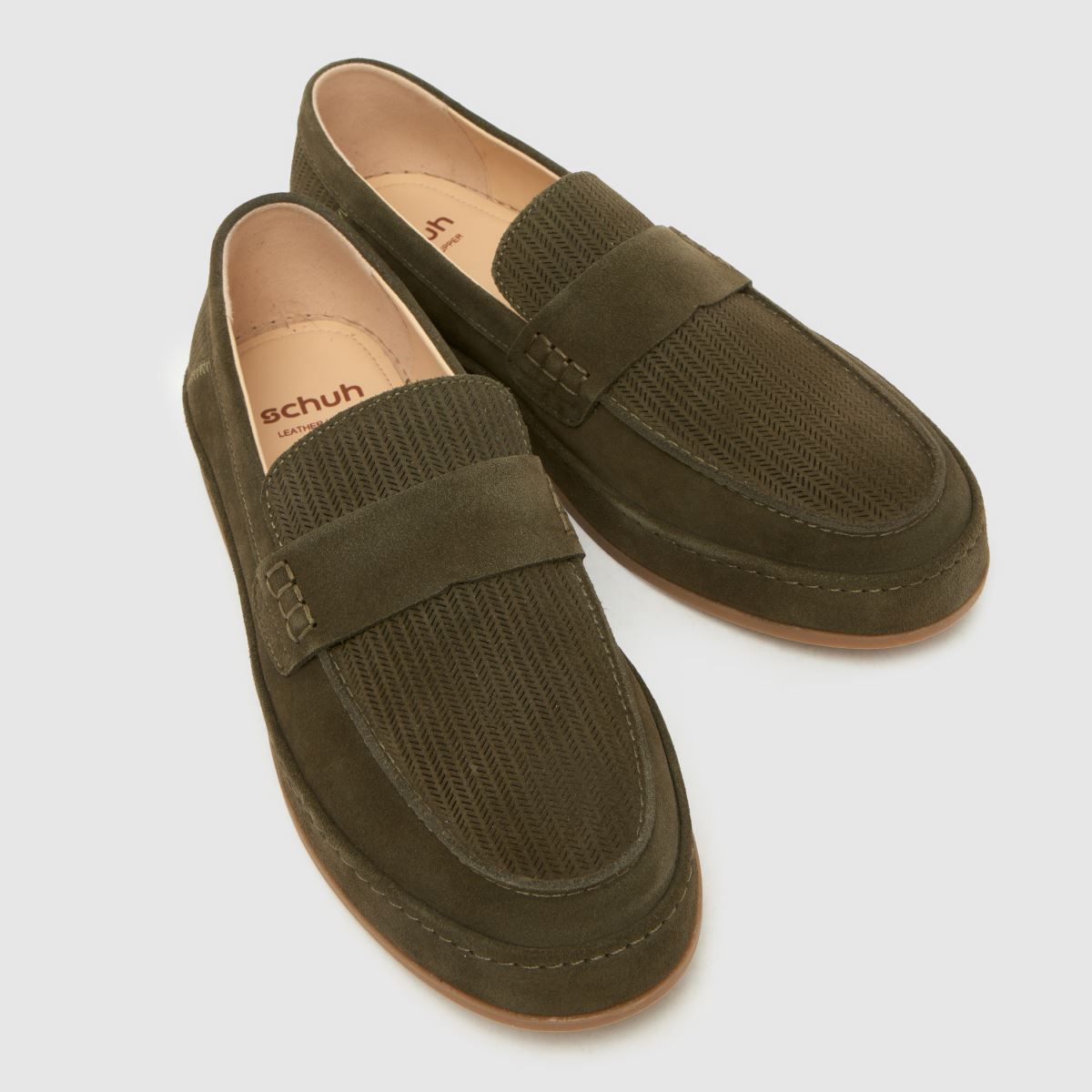 Herren schuh Khaki Racer Suede Loafer Schuhe schuh Racer Suede Loafer 4