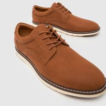 schuh Pedro White Sole Derby in Tan schuh Pedro White Sole Derby,3 of 4