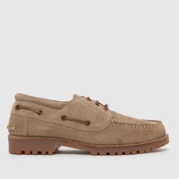 schuh Taupe Palmer Leather Boat Shoe Mens Shoes