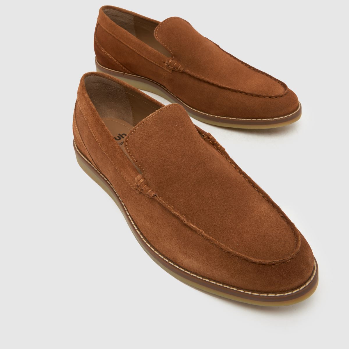 schuh Risk Suede Loafer in Tan schuh Risk Suede Loafer 4