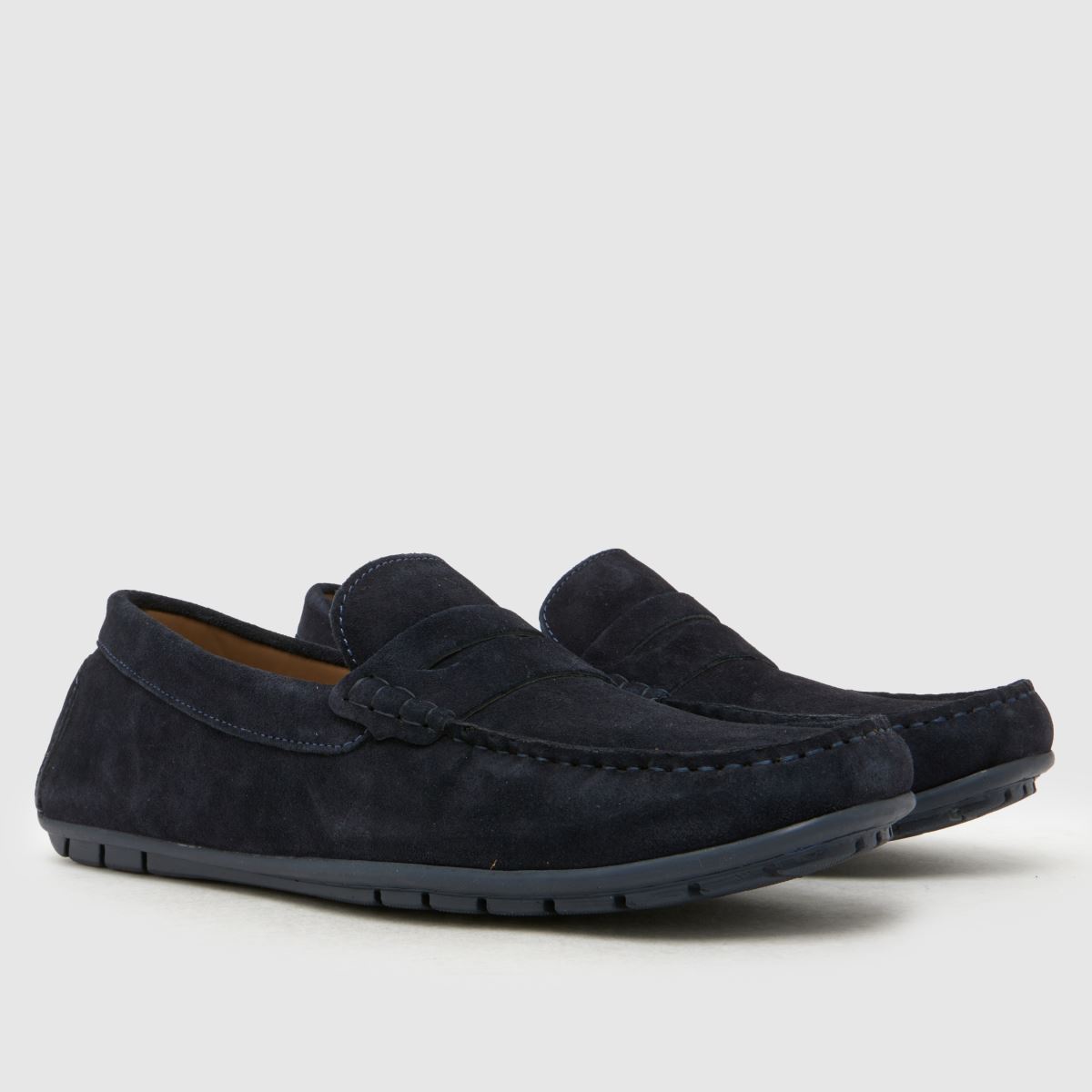 schuh Rust Suede Driver in Navy schuh Rust Suede Driver 1