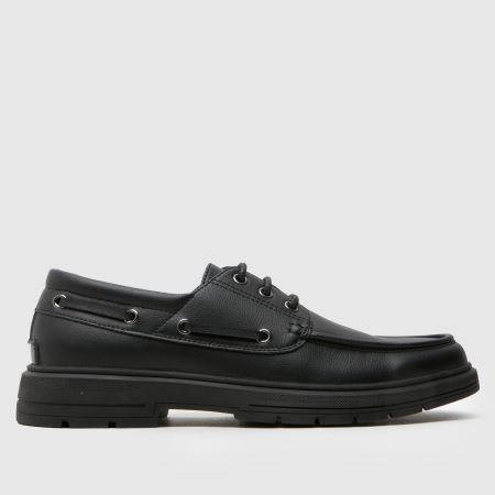靴 SOPHNET. LEATHER BOAT SHOES BLACK/27.5cm SOPHNET. LEATHER BOAT SHOES BLACK/27.5cm