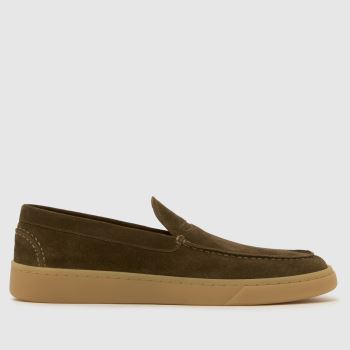 schuh Taupe Reverse Suede Loafer Herren Schuhe