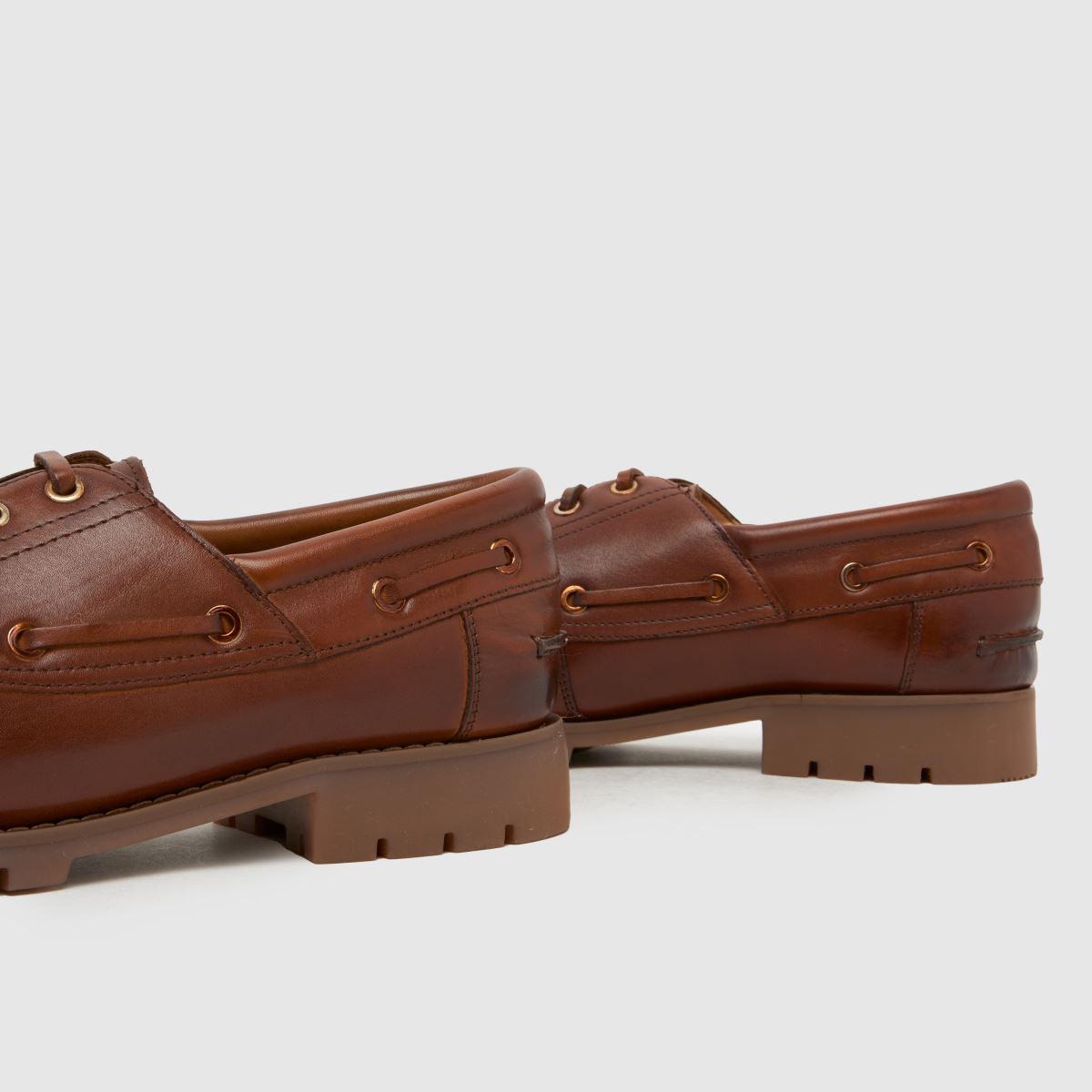 schuh Paris Leather Boat in Tan schuh Paris Leather Boat 7