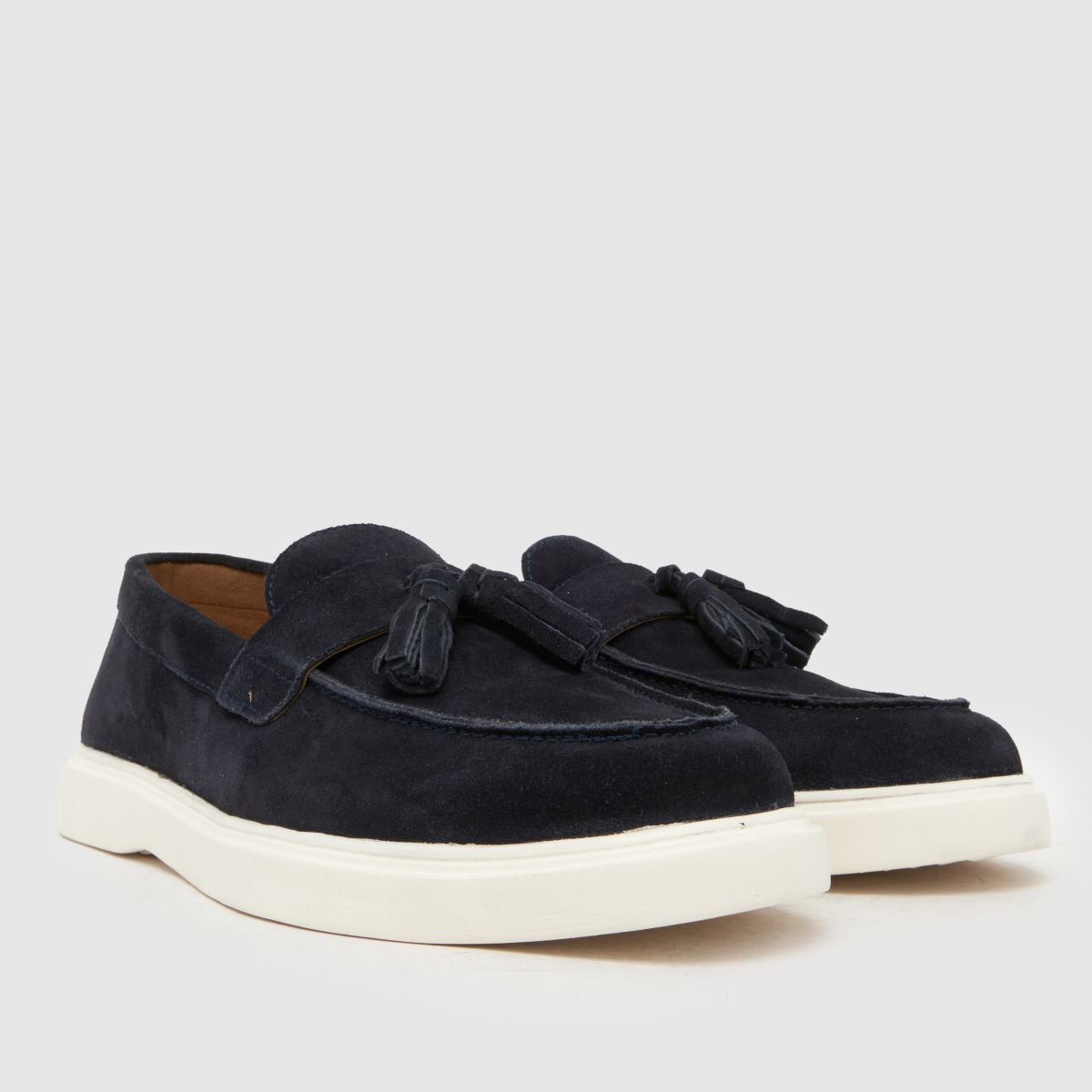 schuh Percy Suede Tassel Loafer in Navy schuh Percy Suede Tassel Loafer 8
