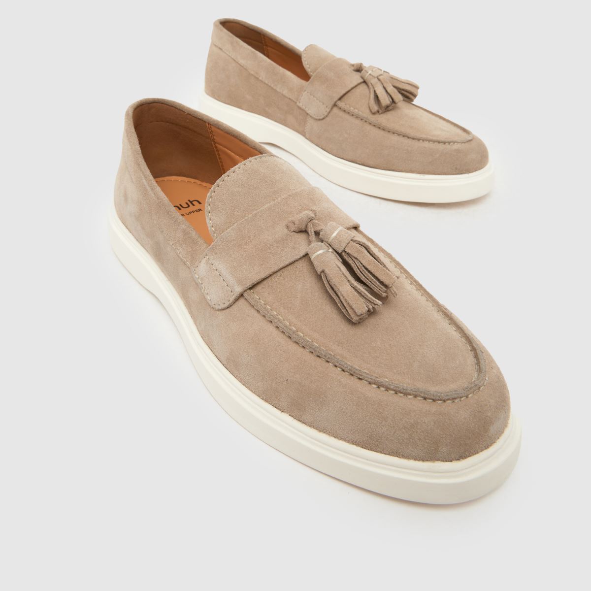schuh Percy Suede Tassel Loafer in Taupe schuh Percy Suede Tassel Loafer 4