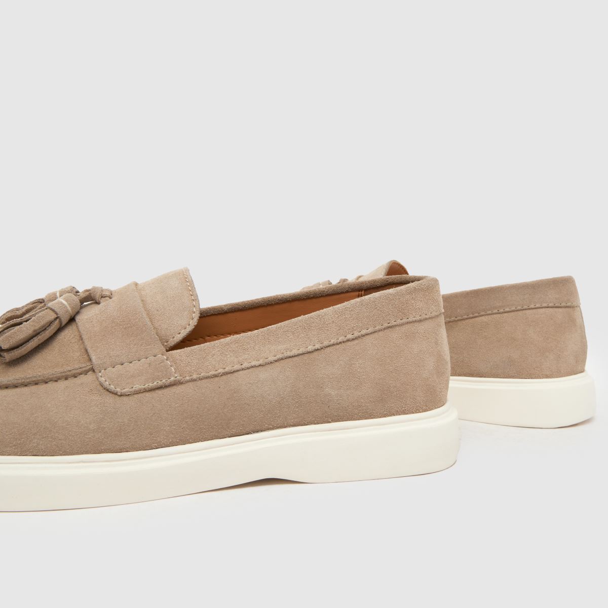 schuh Percy Suede Tassel Loafer in Taupe schuh Percy Suede Tassel Loafer 7