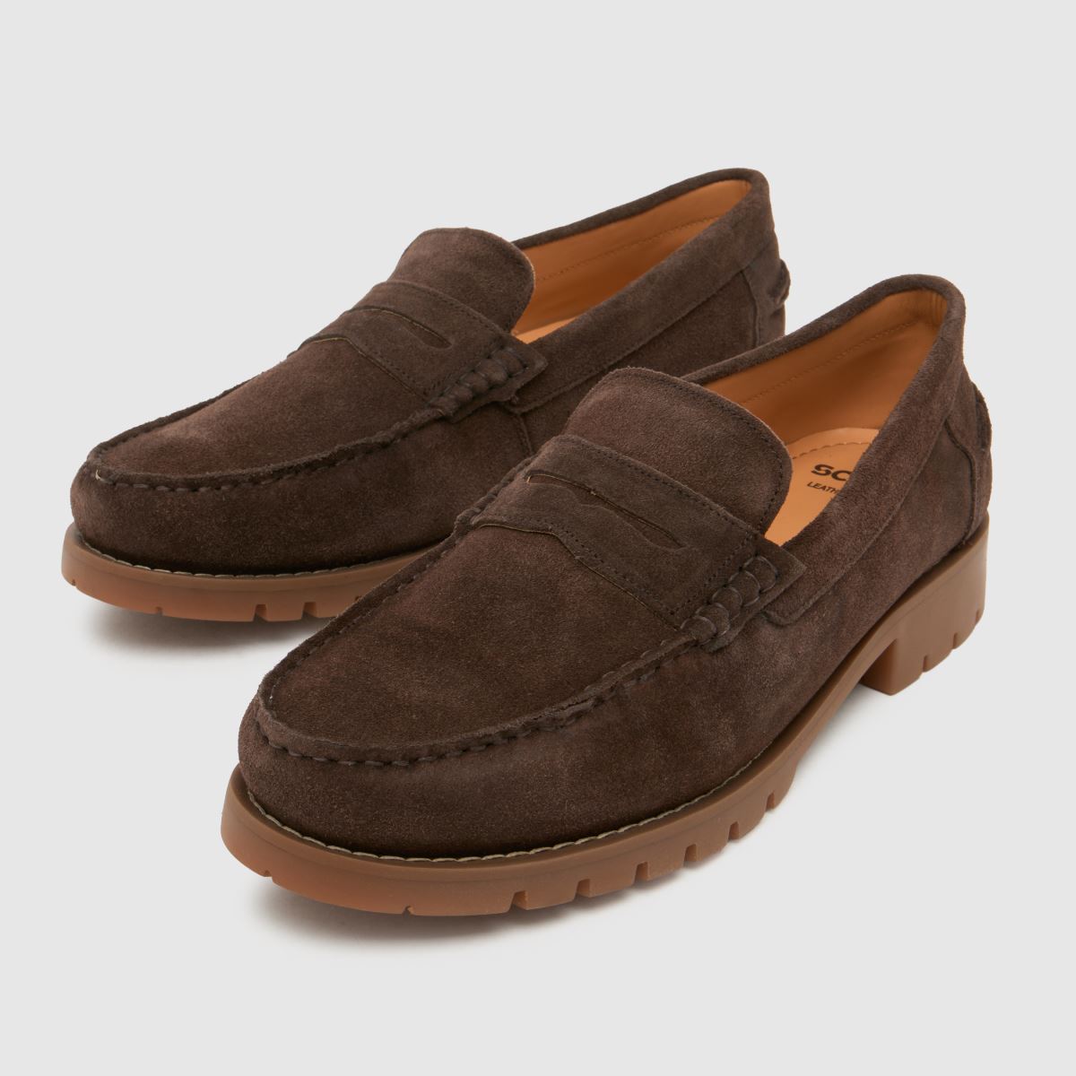 schuh Rayden Suede Loafer in Brown schuh Rayden Suede Loafer 4