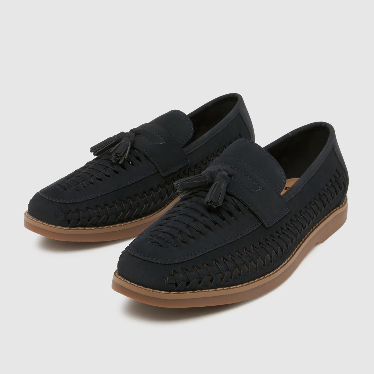 schuh Robbie Woven Loafer in Navy schuh Robbie Woven Loafer 4