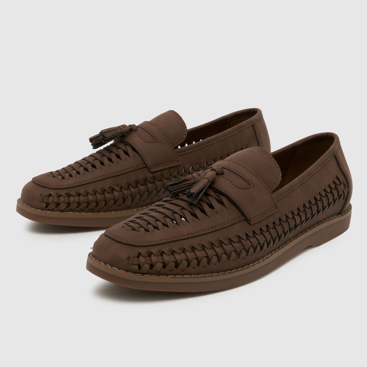 schuh Robbie Woven Loafer in Brown schuh Robbie Woven Loafer 7