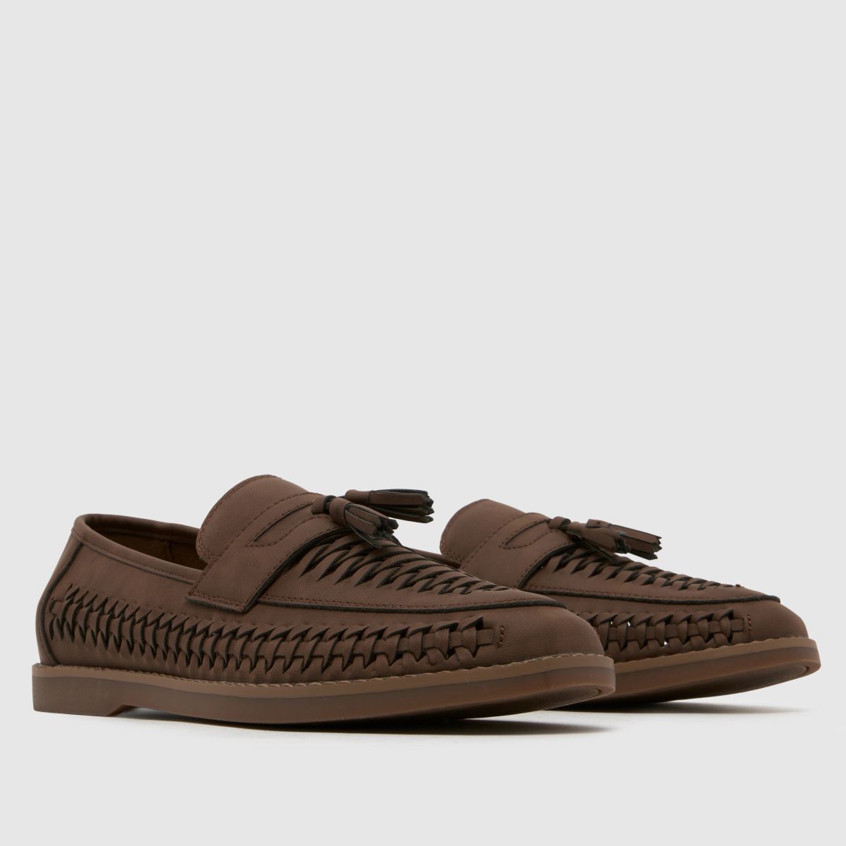 schuh Robbie Woven Loafer in Brown schuh Robbie Woven Loafer 8