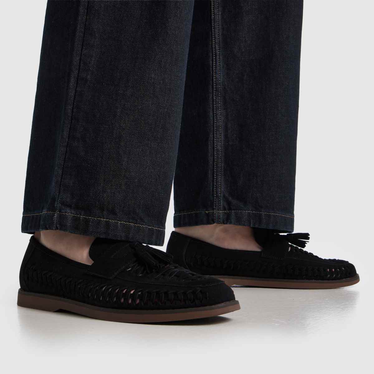 schuh Robbie Woven Loafer in Black schuh Robbie Woven Loafer 8