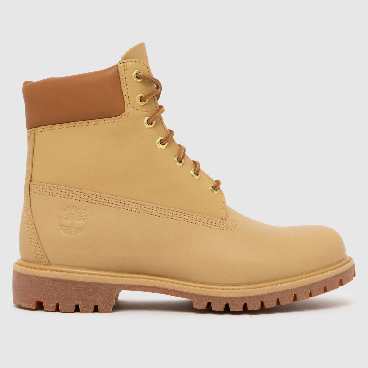 Timberland Premium 6 Inch Boots in Beige