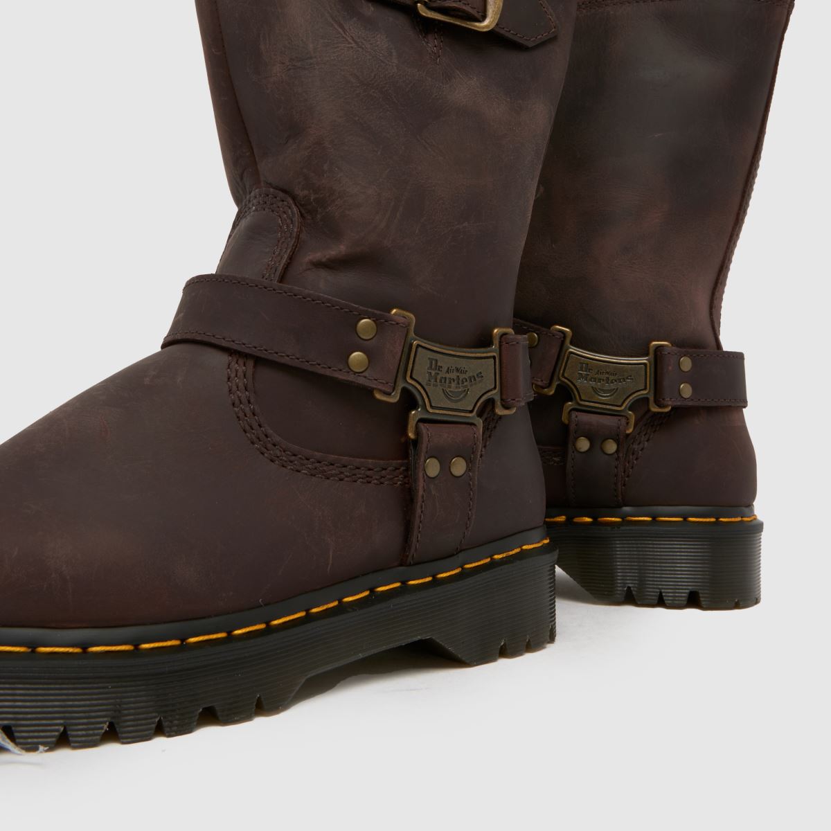 Dr Martens Anistone Hi in Dark Brown Dr Martens Anistone Hi 7