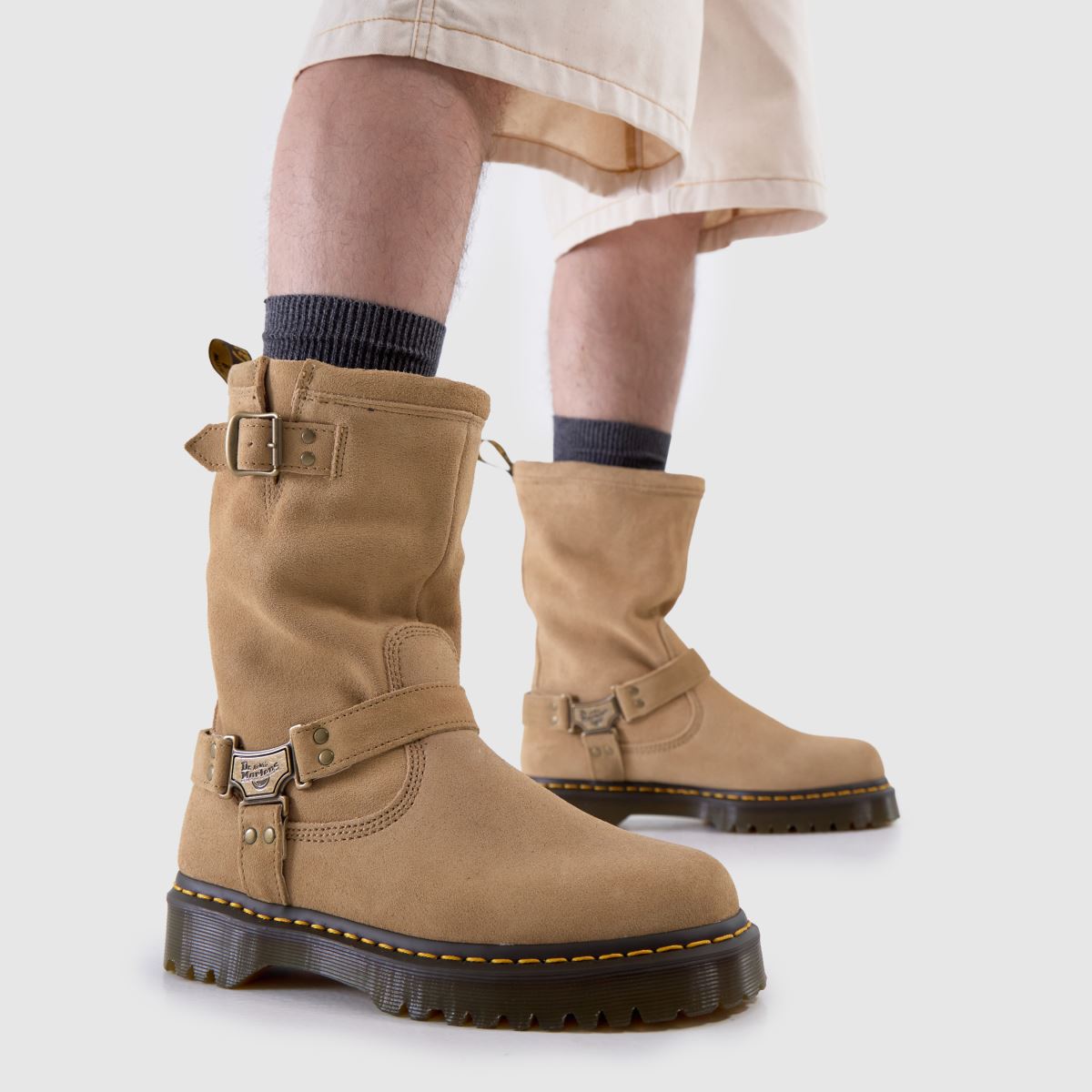Dr Martens Anistone Hi in Beige Dr Martens Anistone Hi 8