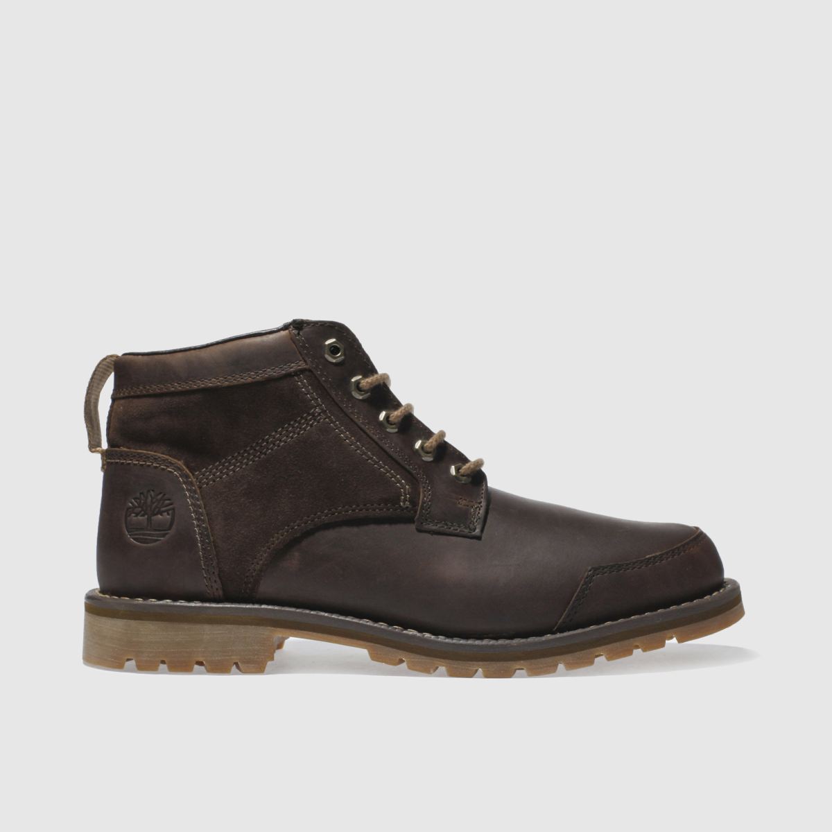 Timberland Dark Brown Larchmont 5 Eye Chukka Boots - ShoeFreak