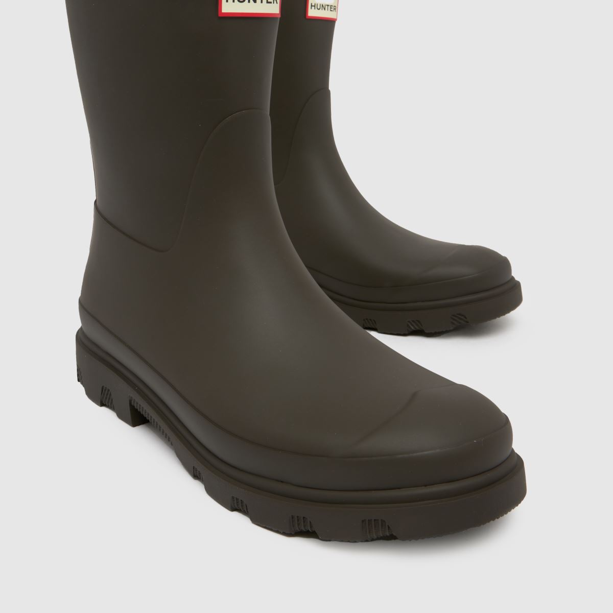 HUNTER BOOTS Downpour Short in Dark Brown HUNTER BOOTS Downpour Short 4