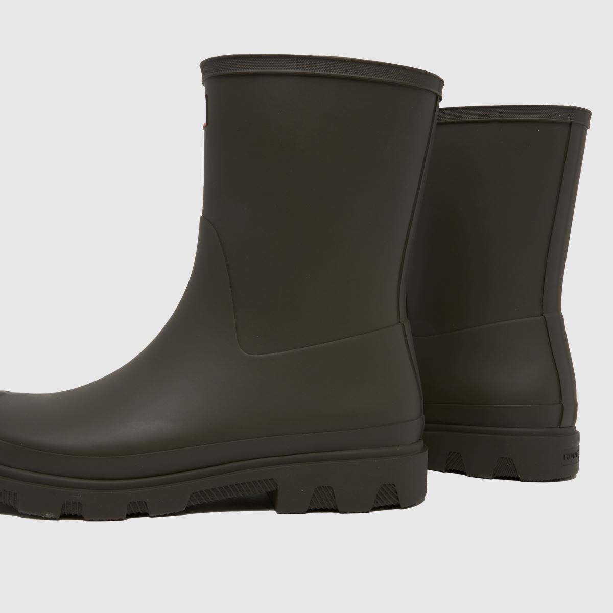 HUNTER BOOTS Downpour Short in Dark Brown HUNTER BOOTS Downpour Short 7