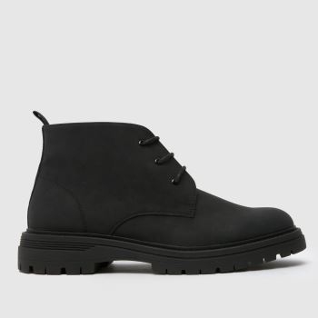 schuh Black Devin Chukka Mens Boots