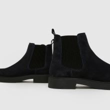schuh Dice Suede Chelsea in Navy schuh Dice Suede Chelsea,3 of 4