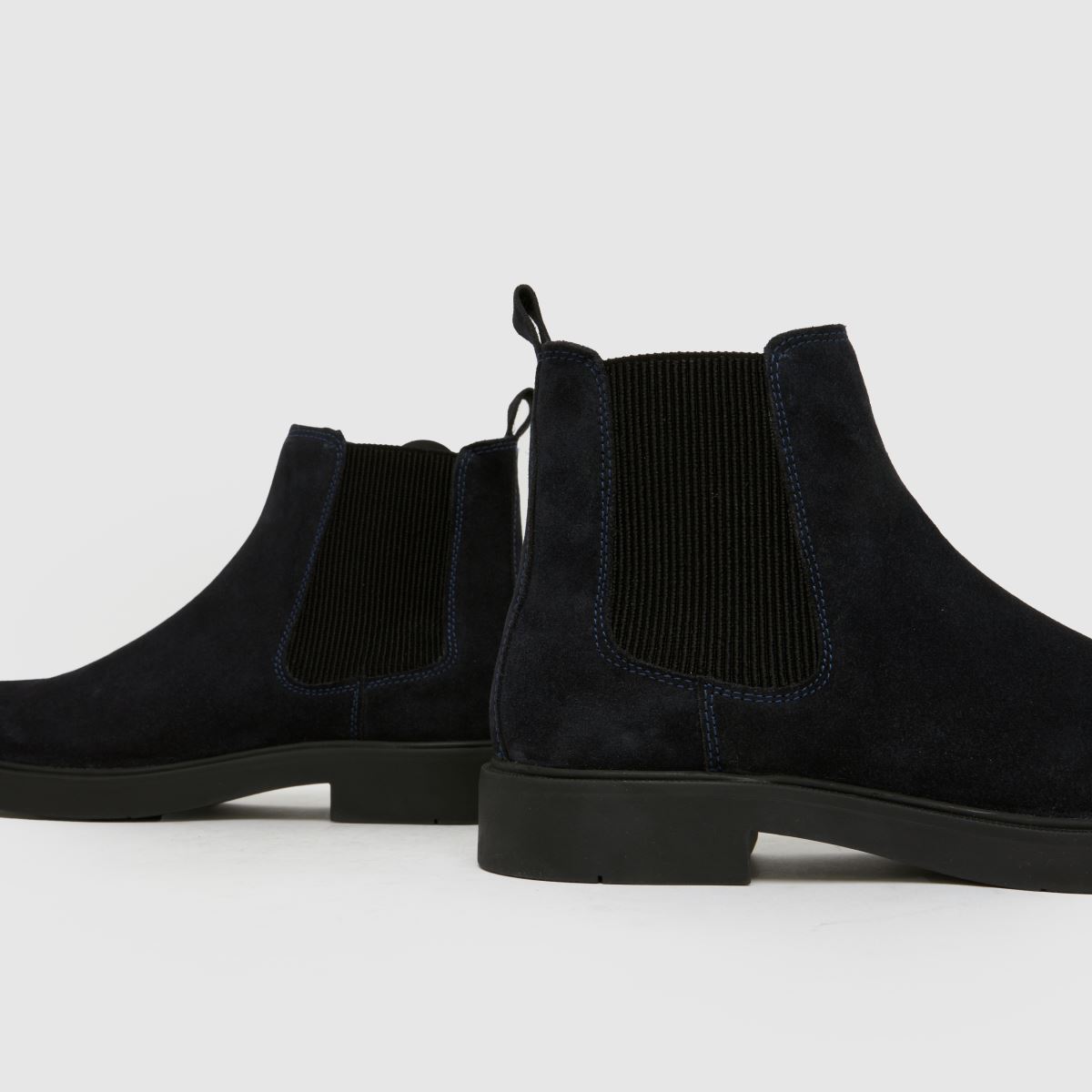 schuh Dice Suede Chelsea in Navy schuh Dice Suede Chelsea 4