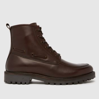 schuh Brown Darcy Boat Mens Boots