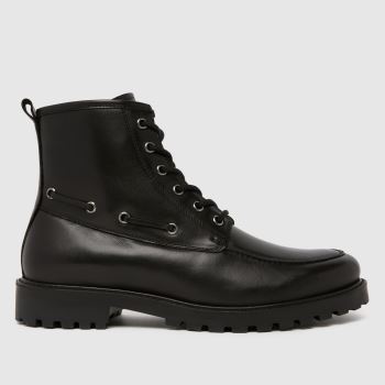 schuh Black Darcy Boat Mens Boots