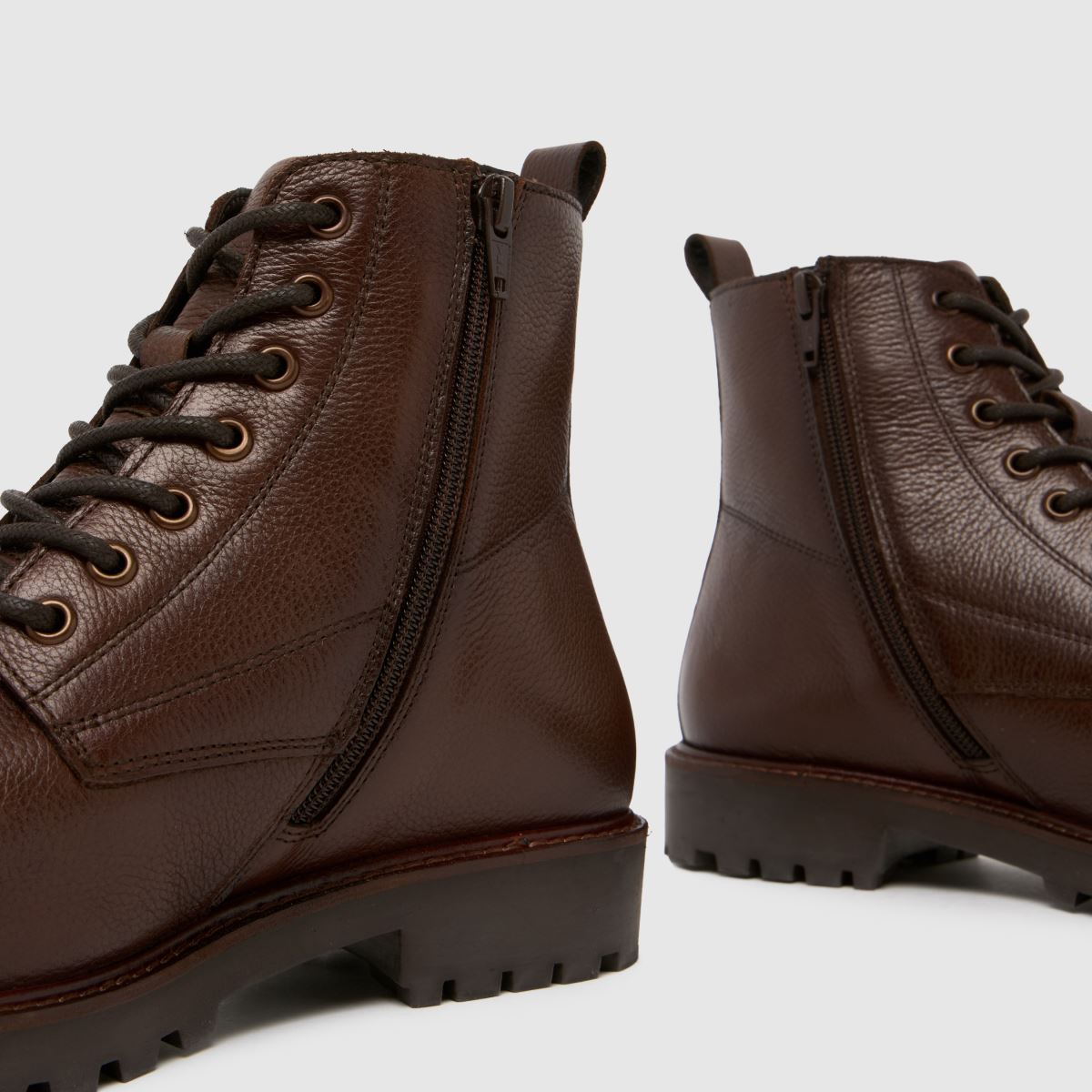 schuh Griffin Leather Lace Up in Brown schuh Griffin Leather Lace Up 7