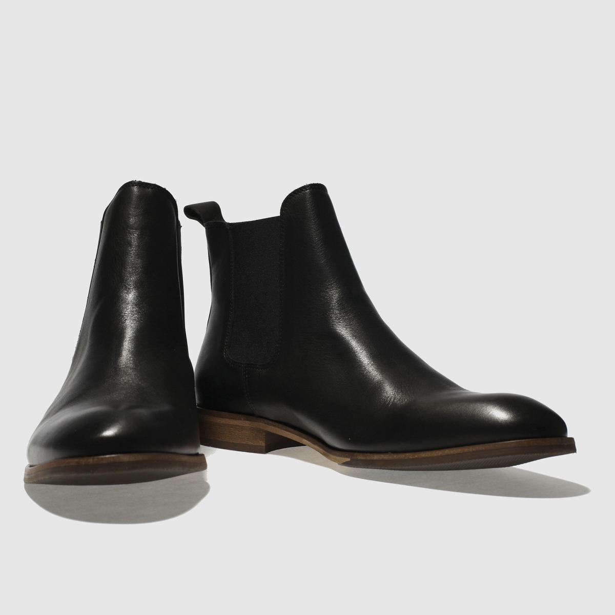 mens black schuh khan chelsea boots schuh