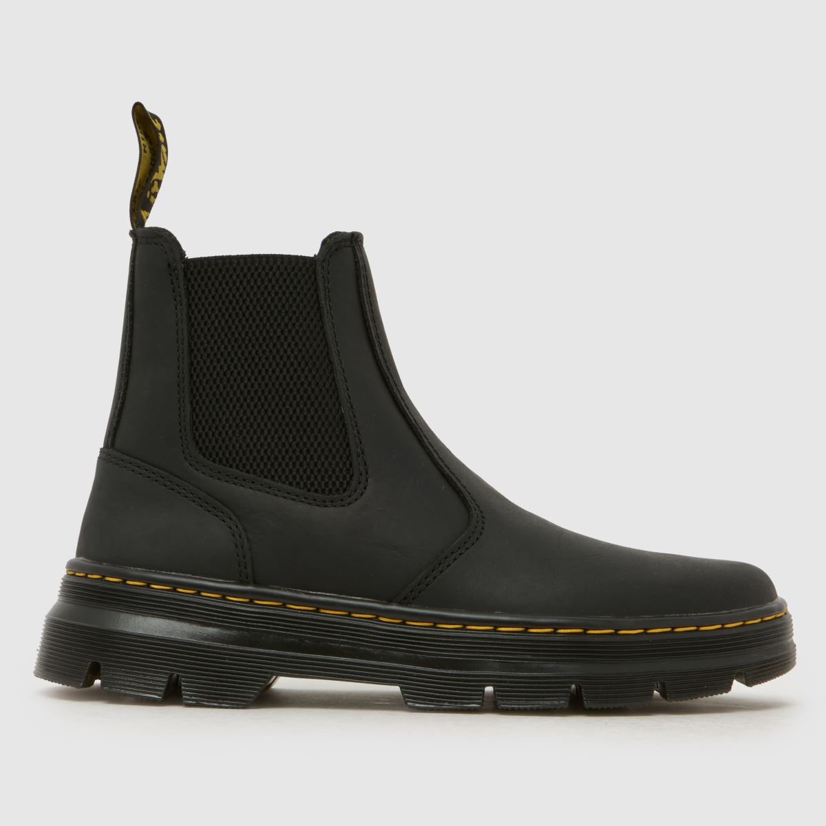 Dr Martens Embury Crazy Horse Leather Casual Boots, Black, Size 11, Men