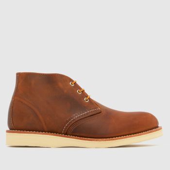 Red Wing Tan Work Chukka Mens Boots