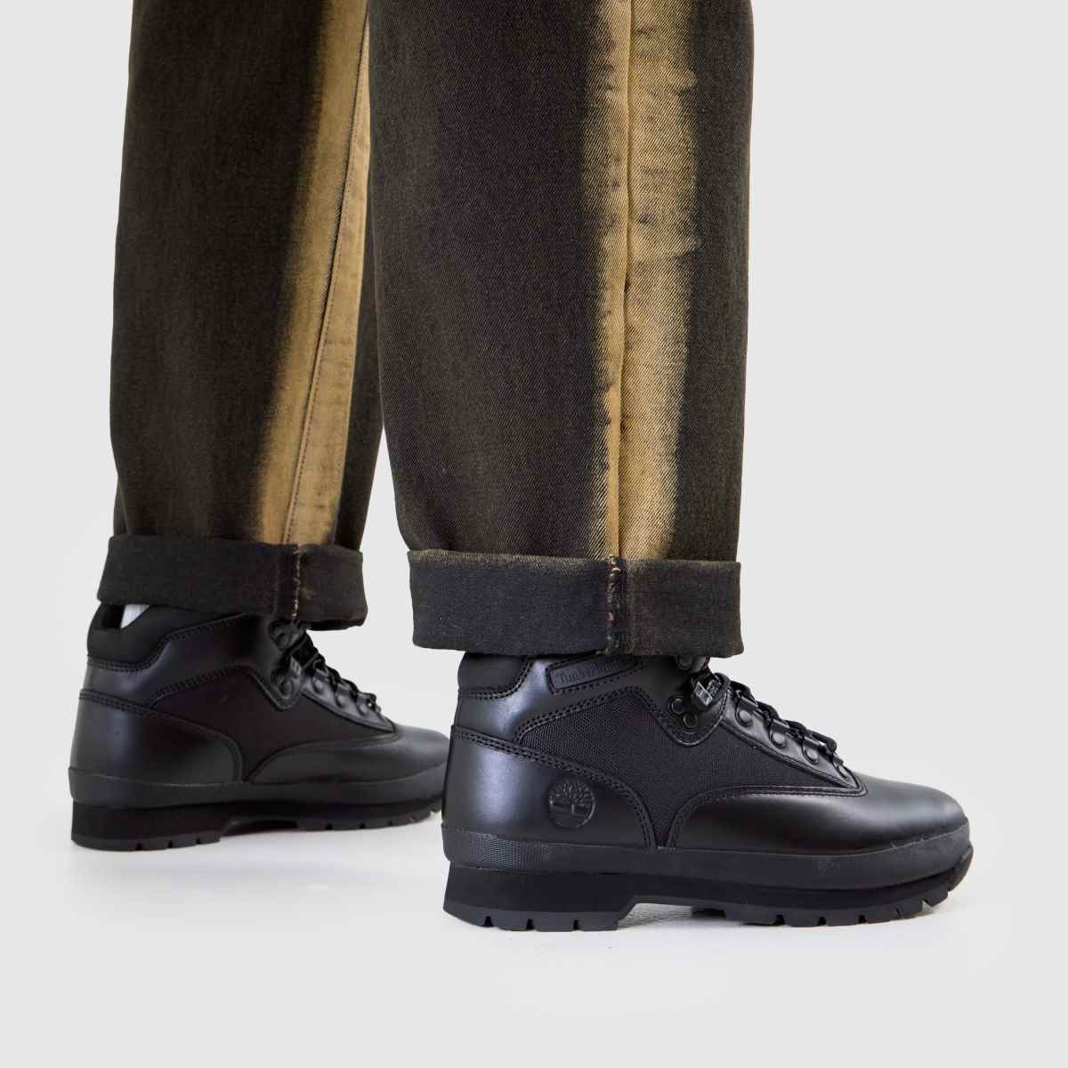 Timberland Euro Hiker in Black Timberland Euro Hiker 8