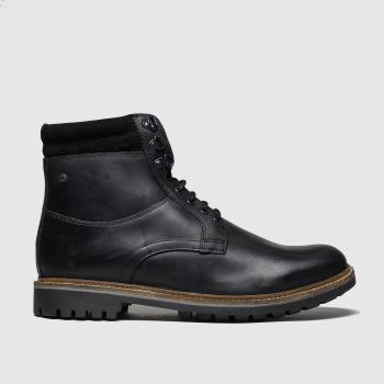 Base London black hide boots Base London black hide boots