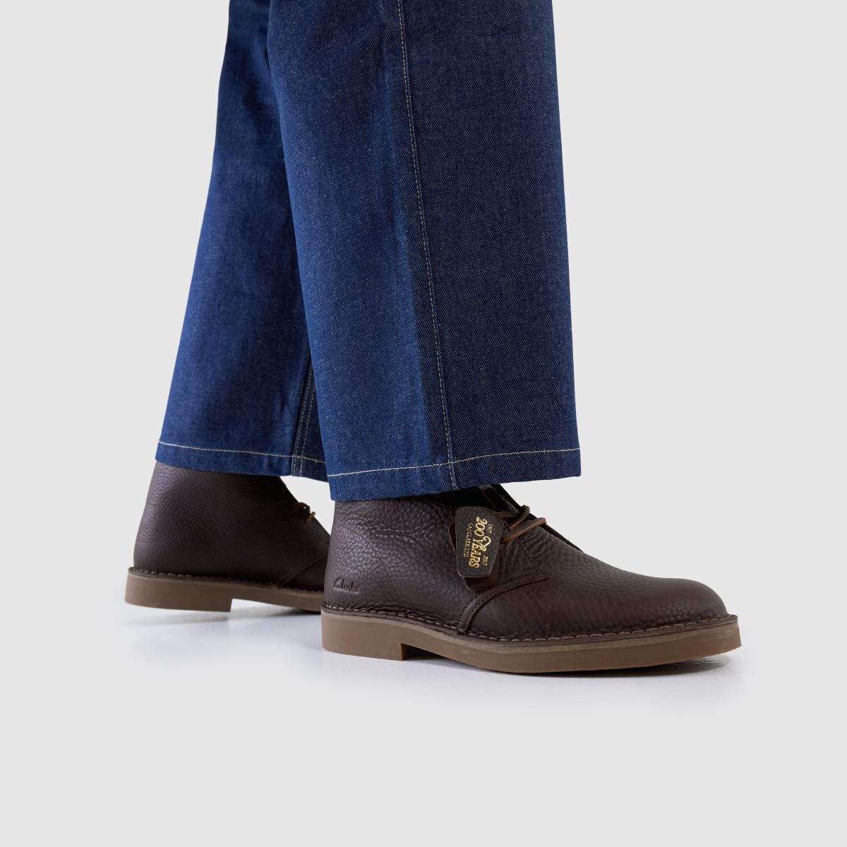 Mens Brown Clarks Desert Evo Boots schuh