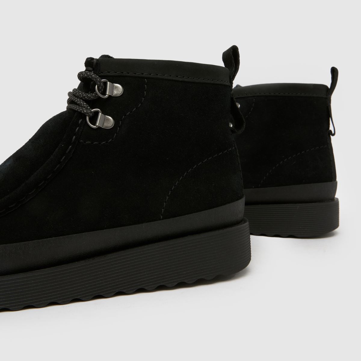 Mens Black Clarks Wallabee FTR2 Hi Shoes | schuh