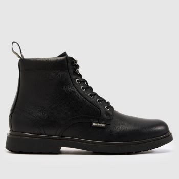 Barbour Black Bellister Derby Mens Boots