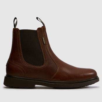 Barbour Brown Hale Chelsea Mens Boots